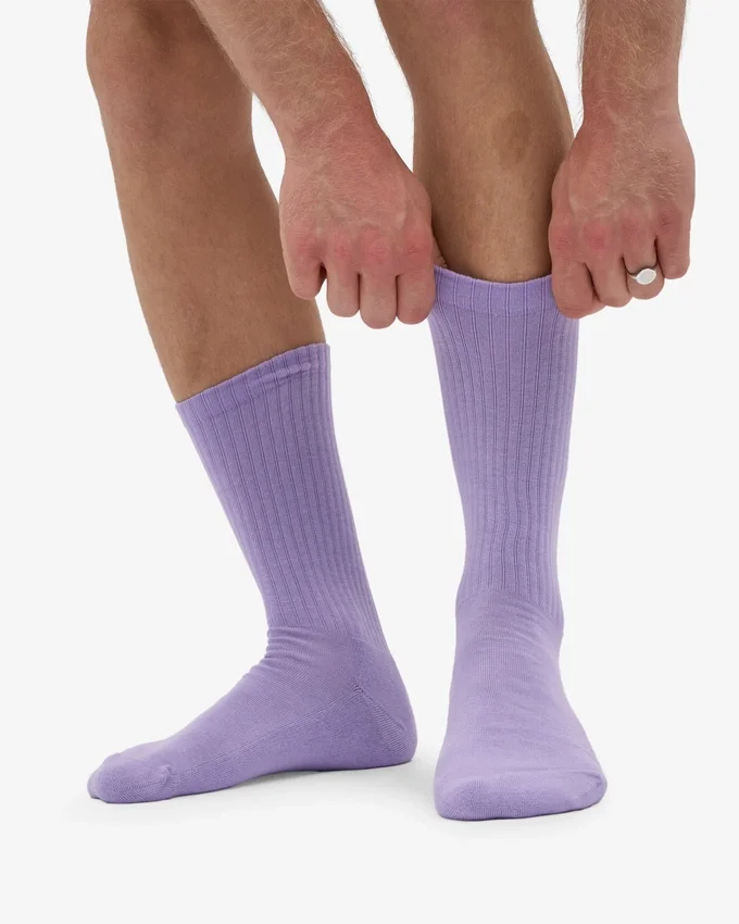 Calcetines deportivos orgánicos - Lavanda suave