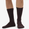 Calcetines deportivos orgánicos - Marrón café