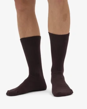Calcetines deportivos orgánicos – Marrón café