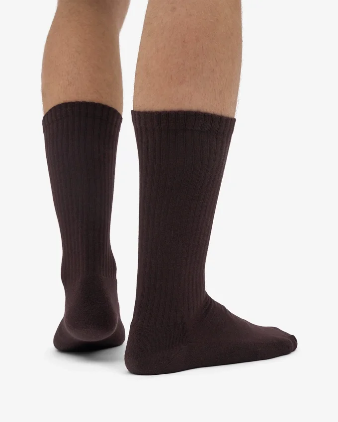 Calcetines deportivos orgánicos - Marrón café