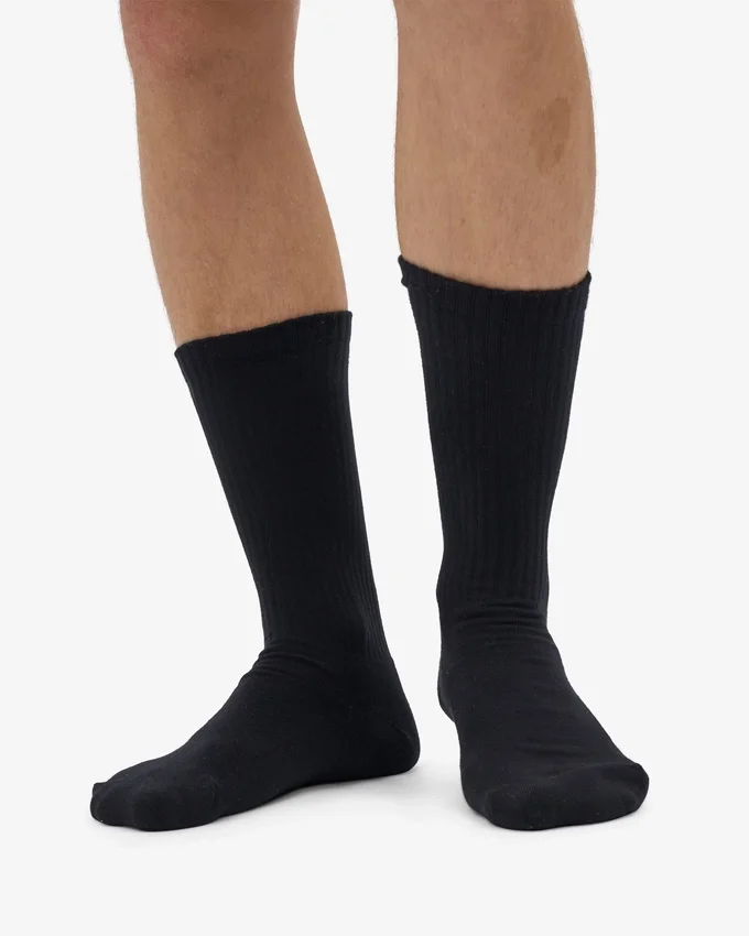 Calcetines deportivos orgánicos - Negro intenso