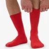 Calcetines deportivos orgánicos - Rojo mandarina