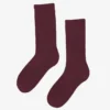 Calcetines deportivos orgánicos - Rojo sangre