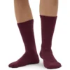 Calcetines deportivos orgánicos - Rojo sangre