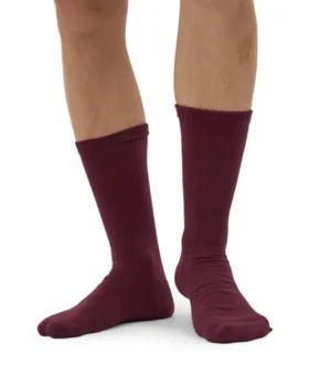 Calcetines deportivos orgánicos – Rojo sangre