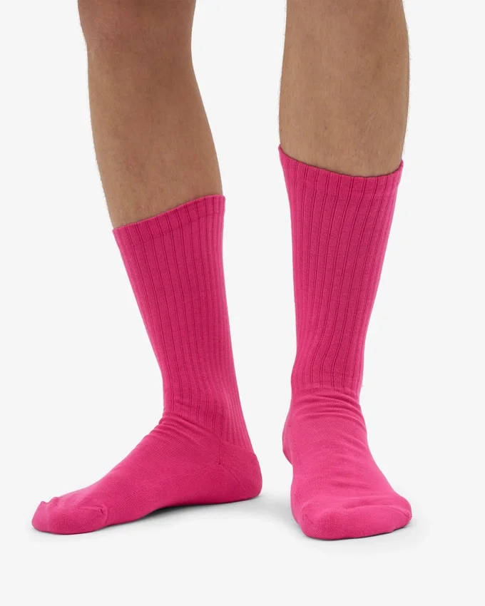 Calcetines deportivos orgánicos - Rosa chicle