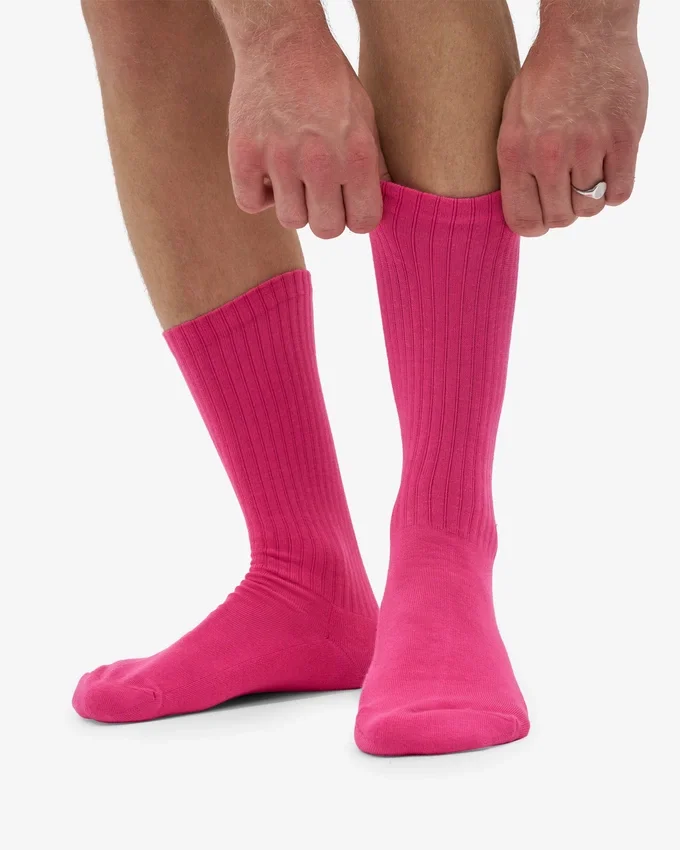 Calcetines deportivos orgánicos - Rosa chicle
