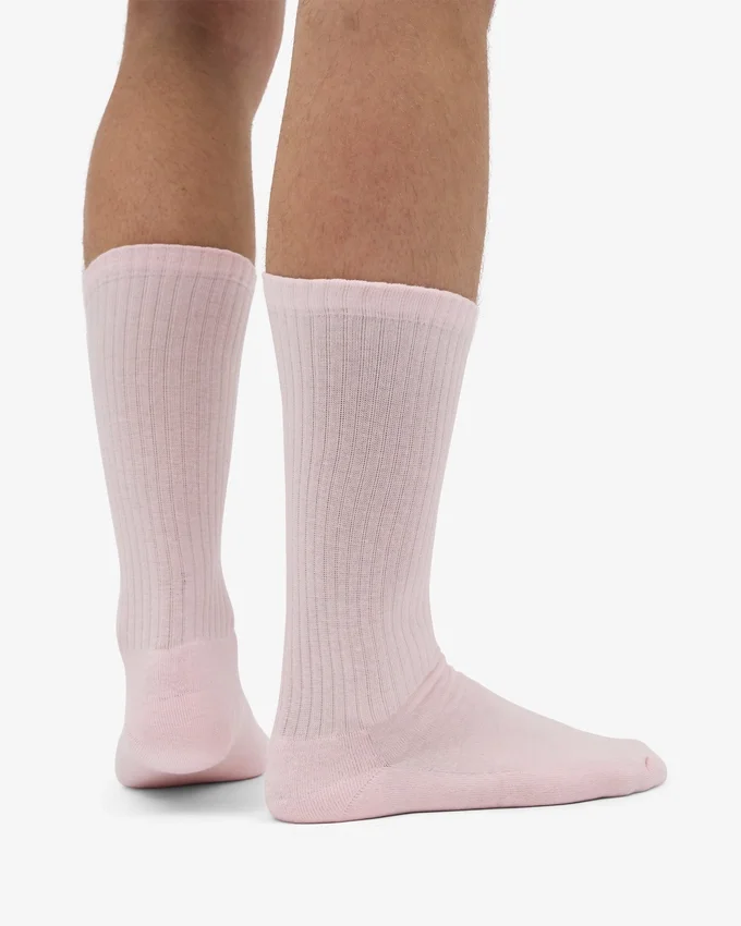 Calcetines deportivos orgánicos - Rosa desvaído