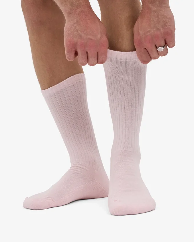 Calcetines deportivos orgánicos - Rosa desvaído