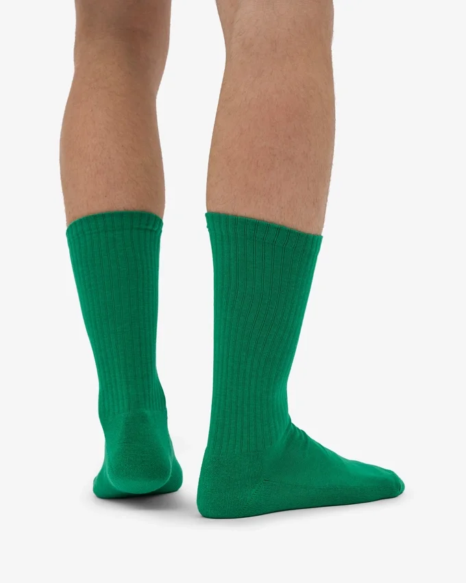 Calcetines deportivos orgánicos - Verde Kelly