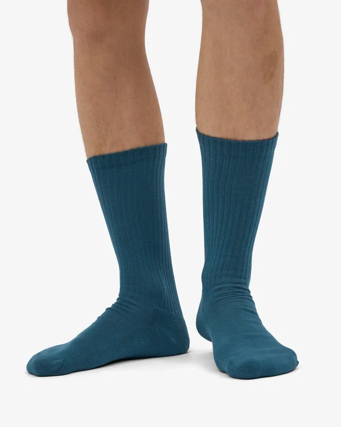 Calcetines deportivos orgánicos - Verde océano