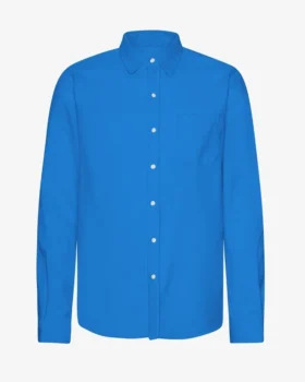 Camisa de franela orgánica - Azul Pacífico