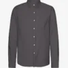 Camisa de franela orgánica - Gris lava