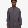 Camisa de franela orgánica - Gris lava