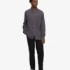 Camisa de franela orgánica - Gris lava