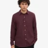 Camisa de franela orgánica - Rojo sangre de buey