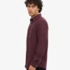 Camisa de franela orgánica - Rojo sangre de buey