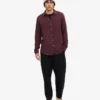Camisa de franela orgánica - Rojo sangre de buey