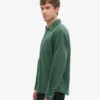 Camisa de franela orgánica - Verde esmeralda