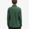 Camisa de franela orgánica - Verde esmeralda