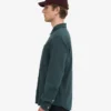 Camisa de franela orgánica - Verde océano