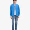 Camisa Organic Button Down - Azul Pacífico