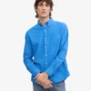 Camisa Organic Button Down - Azul Pacífico