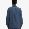 Camisa Organic Button Down - Azul petróleo