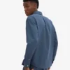 Camisa Organic Button Down - Azul petróleo
