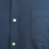 Camisa Organic Button Down - Azul petróleo
