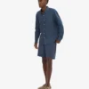 Camisa Organic Button Down - Azul petróleo