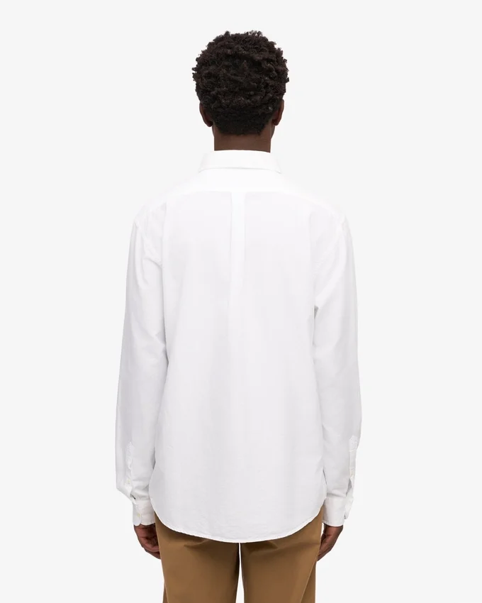 Camisa Organic Button Down - Blanco óptico