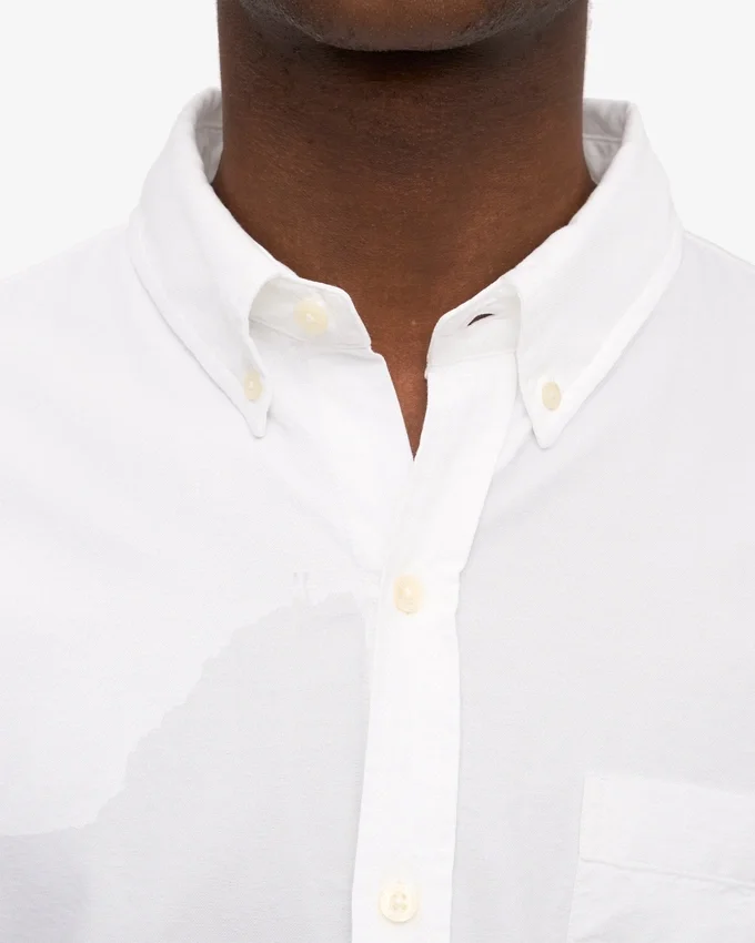 Camisa Organic Button Down - Blanco óptico
