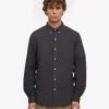Camisa Organic Button Down - Gris lava