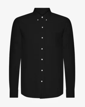 Camisa Organic Button Down - Negro intenso