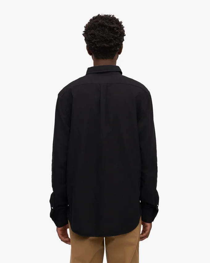Camisa Organic Button Down - Negro intenso