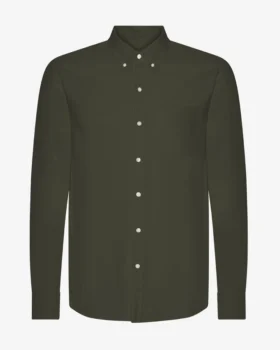 Camisa Organic Button Down - Verde cazador