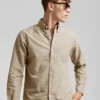 Camisa Organic Button Down - Verde cazador