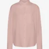Camisa orgánica de corte holgado - Rosa descolorido