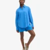 Camisa orgánica oversize - Azul Pacífico