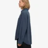 Camisa orgánica oversize - Azul petróleo