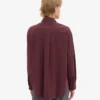 Camisa orgánica oversize - Rojo sangre