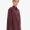 Camisa orgánica oversize - Rojo sangre