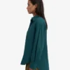 Camisa orgánica oversize - Verde océano