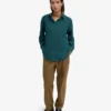 Camisa orgánica oversize - Verde océano