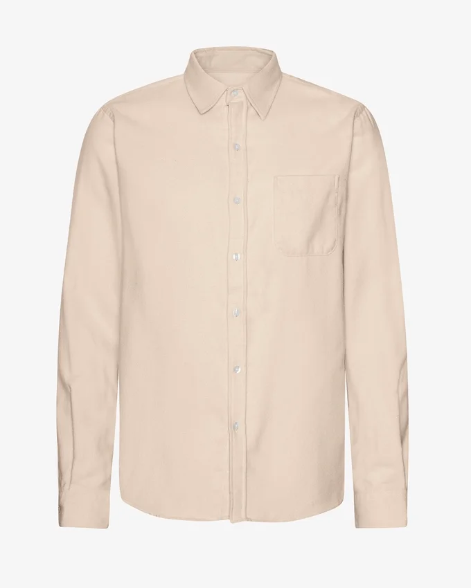 Camisas de franela orgánica - Blanco marfil