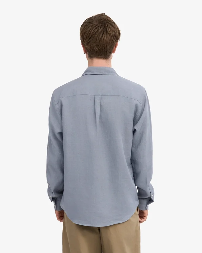 Camisas de lino - Azul acero