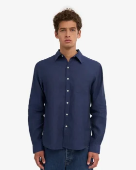 Camisas de lino – Azul marino