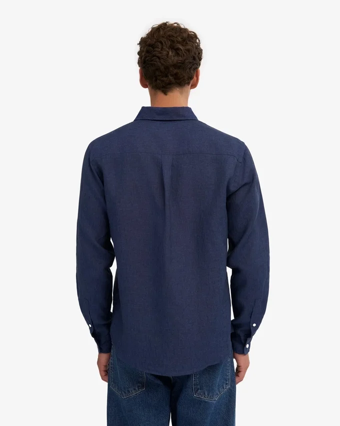 Camisas de lino - Azul marino