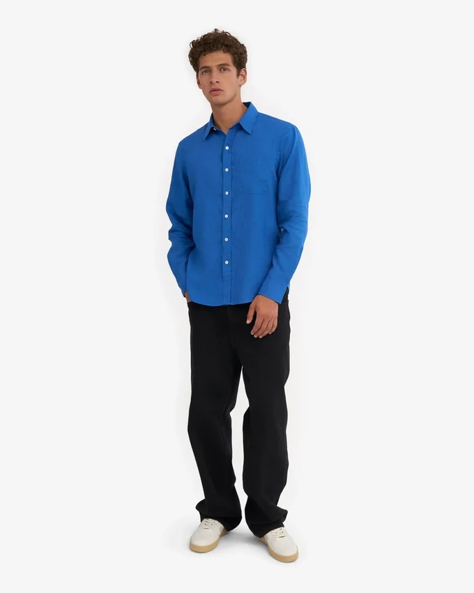 Camisas de lino - Azul Pacífico